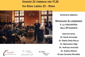 Seminario 23-2-24 “Ripensare Ellenberger e la psichiatria dell’Ottocento”