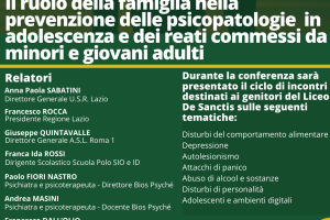 S.O.S. GENITORI. Il ruolo della famiglia nella prevenzione delle psicopatologie in adolescenza e dei reati commessi da minori e giovani adulti